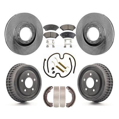 [Avant + Arrière] Kit de Disque et plaquette (semi-métallique) de frein pour Buick Century Chevrolet Venture Pontiac Montana Oldsmobile Silhouette Trans Sport K8F-101996
