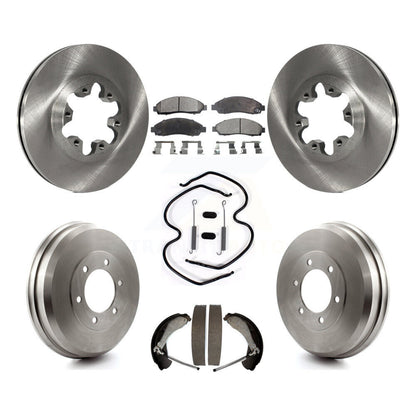 [Avant + Arrière] Kit de Disque et plaquette (semi-métallique) de frein pour Chevrolet Colorado GMC Canyon Isuzu i-290 i-280 i-370 i-350 K8F-102007