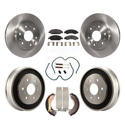 [Avant + Arrière] Kit de Disque et plaquette (semi-métallique) de frein pour Chevrolet Silverado 1500 GMC Sierra Classic K8F-102009