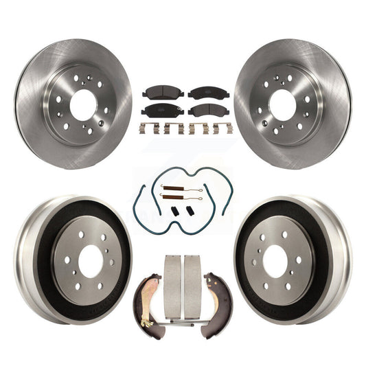[Avant + Arrière] Kit de Disque et plaquette (semi-métallique) de frein pour Chevrolet Silverado 1500 GMC Sierra Classic K8F-102009