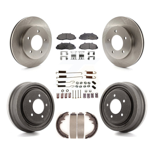 [Avant + Arrière] Kit de Disque et plaquette (semi-métallique) de frein pour Ford F-150 4WD K8F-102028