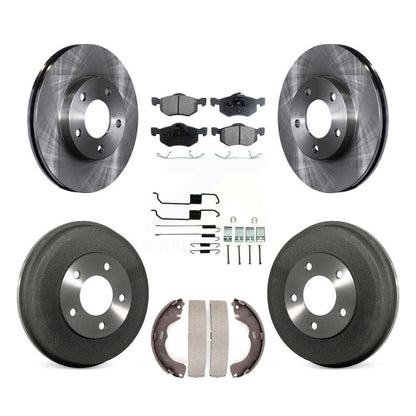 [Avant + Arrière] Kit de Disque et plaquette (semi-métallique) de frein pour Ford Escape Mazda Tribute Mercury Mariner K8F-102032