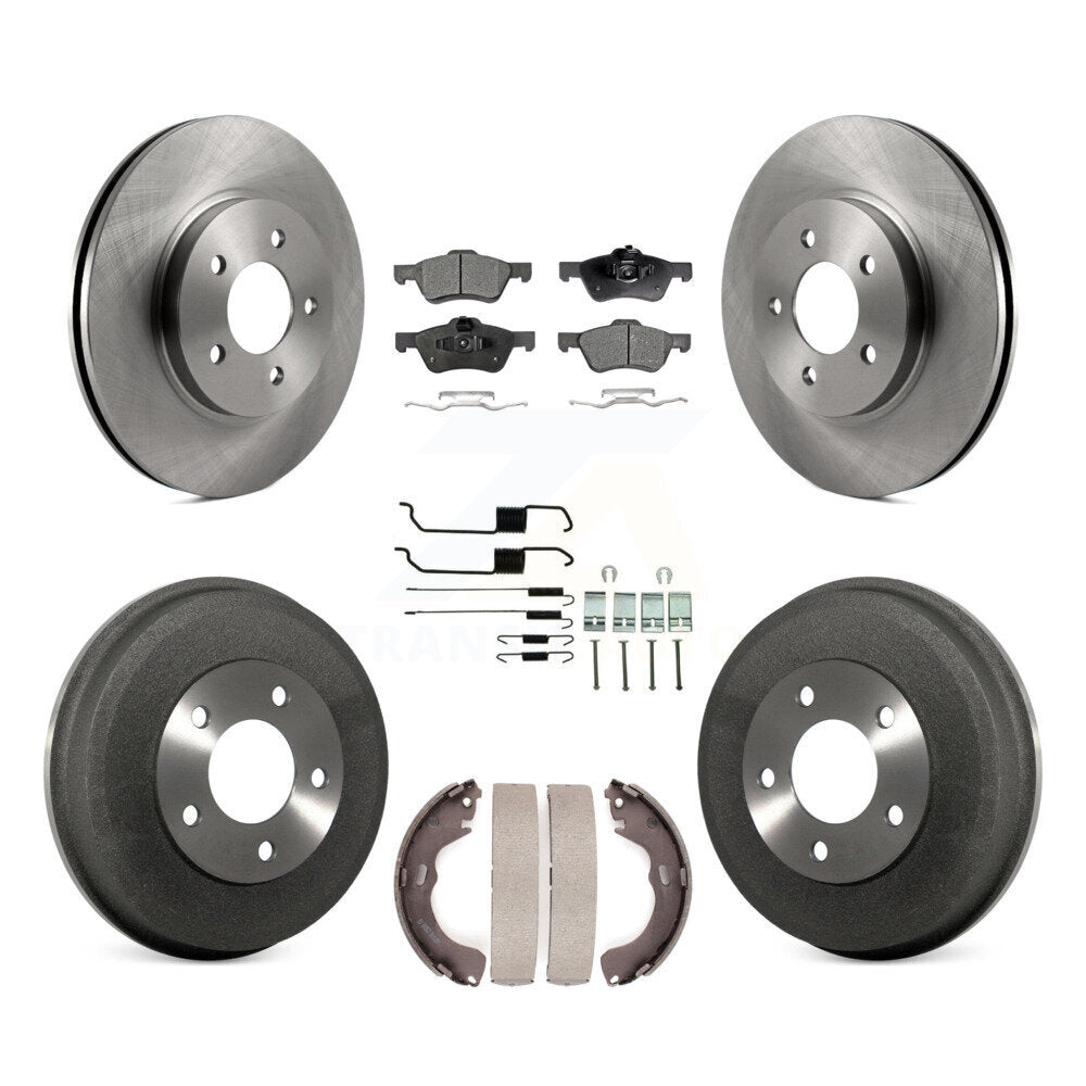 [Avant + Arrière] Kit de Disque et plaquette (semi-métallique) de frein pour Ford Escape Mercury Mariner K8F-102035