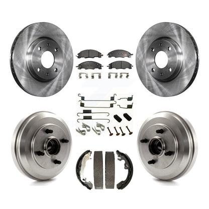 [Avant + Arrière] Kit de Disque et plaquette (semi-métallique) de frein pour 2009-2011 Ford Focus K8F-102038