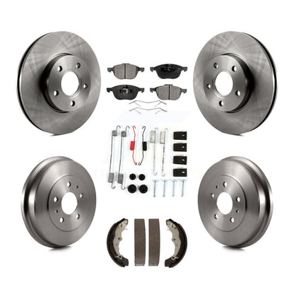 [Avant + Arrière] Kit de Disque et plaquette (semi-métallique) de frein pour Ford Focus FMSI=1004 K8F-102041