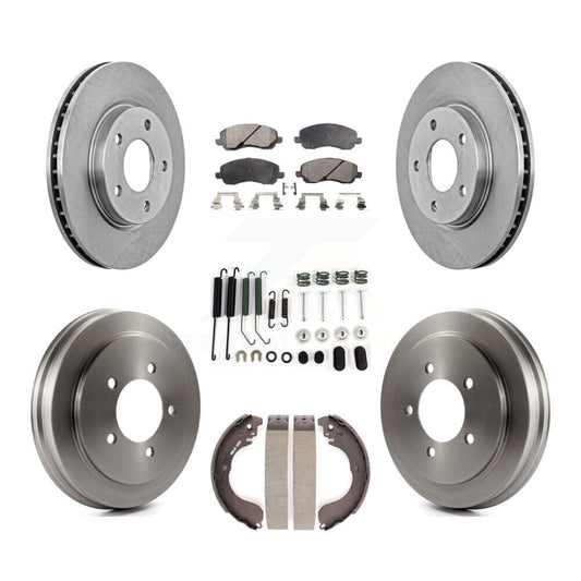 [Avant + Arrière] Kit de Disque et plaquette (semi-métallique) de frein pour Dodge Caliber K8F-102061