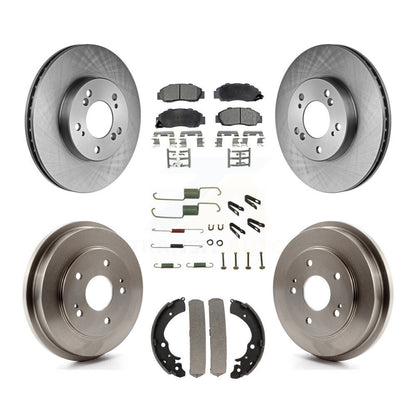 [Avant + Arrière] Kit de Disque et plaquette (semi-métallique) de frein pour 1997-2001 Honda CR-V K8F-102064