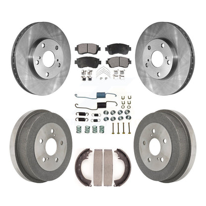 [Avant + Arrière] Kit de Disque et plaquette (semi-métallique) de frein pour Toyota Camry K8F-102083