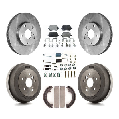 [Avant + Arrière] Kit de Disque et plaquette (semi-métallique) de frein pour 2002-2003 Toyota Solara 2.4L K8F-102085
