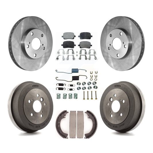 [Avant + Arrière] Kit de Disque et plaquette (semi-métallique) de frein pour 2002-2003 Toyota Solara 2.4L K8F-102085