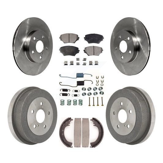 [Avant + Arrière] Kit de Disque et plaquette (semi-métallique) de frein pour 2001-2002 Toyota RAV4 BATTERY EV (EV BEV) engine K8F-102095