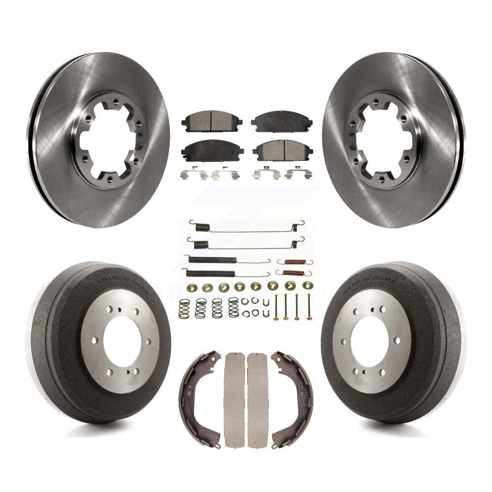 [Avant + Arrière] Kit de Disque et plaquette (semi-métallique) de frein pour Nissan Pathfinder INFINITI QX4 K8F-102097