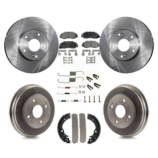[Avant + Arrière] Kit de Disque et plaquette (semi-métallique) de frein pour Honda Accord 3.0L K8F-102100