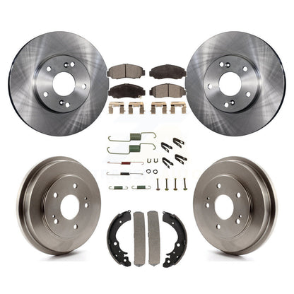 [Avant + Arrière] Kit de Disque et plaquette (semi-métallique) de frein pour Honda Accord Civic K8F-102103