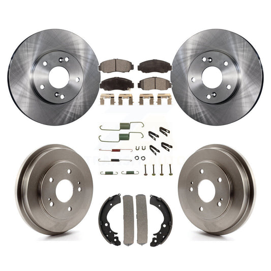 [Avant + Arrière] Kit de Disque et plaquette (semi-métallique) de frein pour Honda Accord Civic K8F-102103