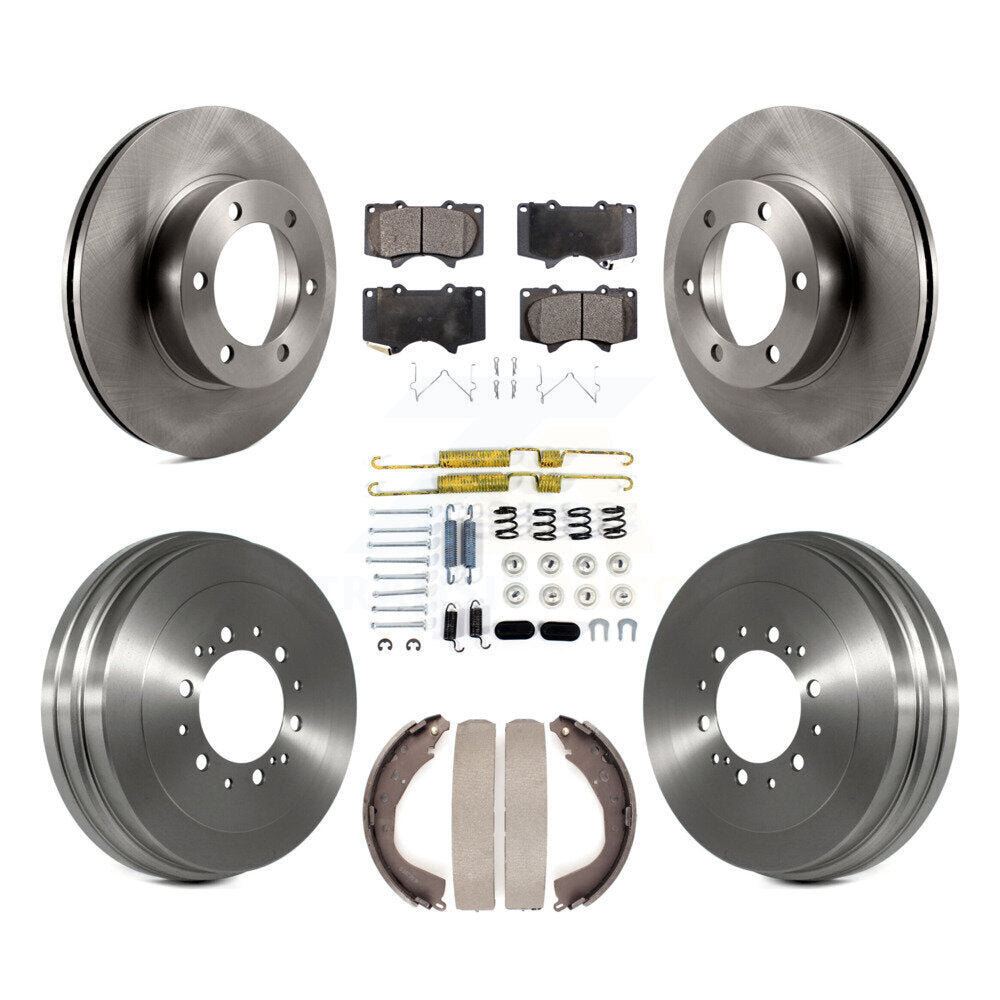 [Avant + Arrière] Kit de Disque et plaquette (semi-métallique) de frein pour 2004-2006 Toyota Tundra K8F-102109