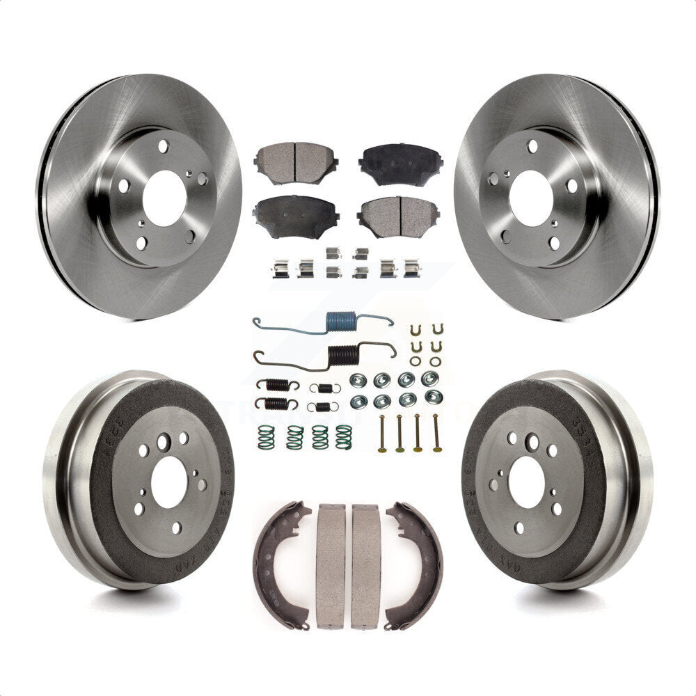 [Avant + Arrière] Kit de Disque et plaquette (semi-métallique) de frein pour 2001-2002 Toyota RAV4 GAS engine K8F-102115 par Transit Auto