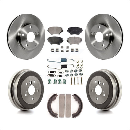 [Avant + Arrière] Kit de Disque et plaquette (semi-métallique) de frein pour 2001-2002 Toyota RAV4 GAS engine K8F-102115 par Transit Auto
