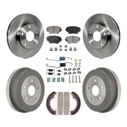 [Avant + Arrière] Kit de Disque et plaquette (semi-métallique) de frein pour 2001-2002 Toyota RAV4 GAS engine K8F-102115