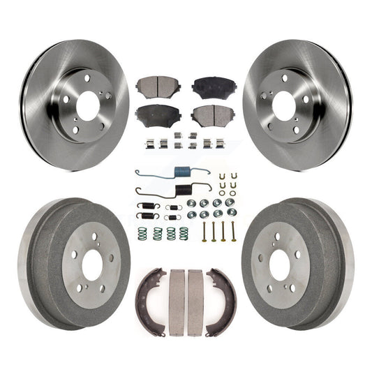 [Avant + Arrière] Kit de Disque et plaquette (semi-métallique) de frein pour 2001-2002 Toyota RAV4 GAS engine K8F-102115