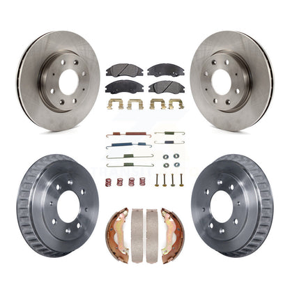 [Avant + Arrière] Kit de Disque et plaquette (semi-métallique) de frein pour 2007-2009 Kia Spectra rear brakes K8F-102134