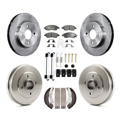 [Avant + Arrière] Kit de Disque et plaquette (semi-métallique) de frein pour Nissan Versa Note Micra K8F-102148