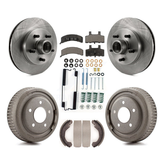 [Avant + Arrière] Kit de Disque et plaquette (semi-métallique) de frein pour GMC Yukon avec 10" Diameter K8F-102156