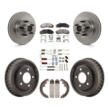 [Avant + Arrière] Kit de Disque et plaquette (semi-métallique) de frein pour Ford Ranger avec 9" Diameter K8F-102176
