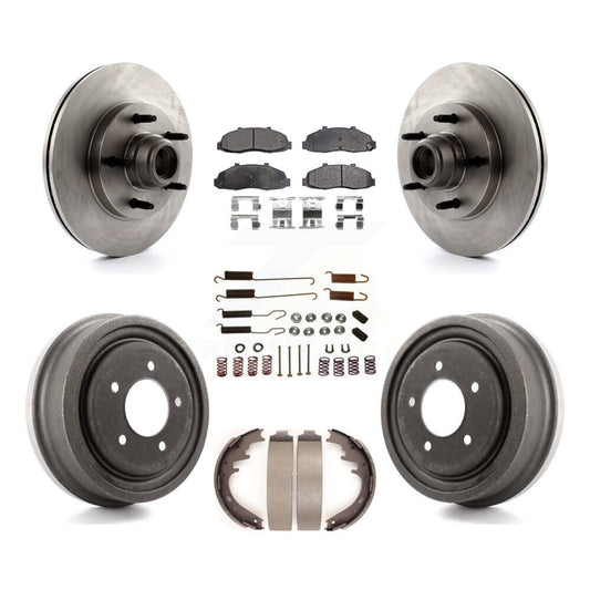 [Avant + Arrière] Kit de Disque et plaquette (semi-métallique) de frein pour Ford F-150 K8F-102180