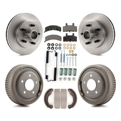 [Avant + Arrière] Kit de Disque et plaquette (semi-métallique) de frein pour 1988-1991 C1500 Chevrolet GMC K8F-102182