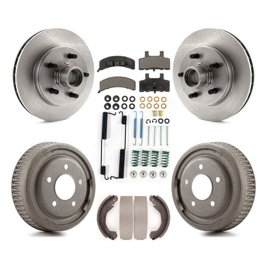 [Avant + Arrière] Kit de Disque et plaquette (semi-métallique) de frein pour 1988-1991 C1500 Chevrolet GMC K8F-102182