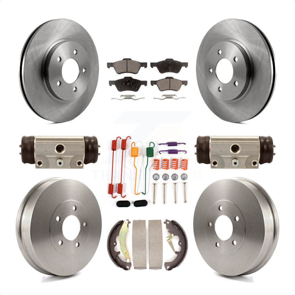 [Avant + Arrière] Kit de Disque et plaquette (semi-métallique) de frein pour Ford Escape Mercury Mariner K8F-102197 par Transit Auto