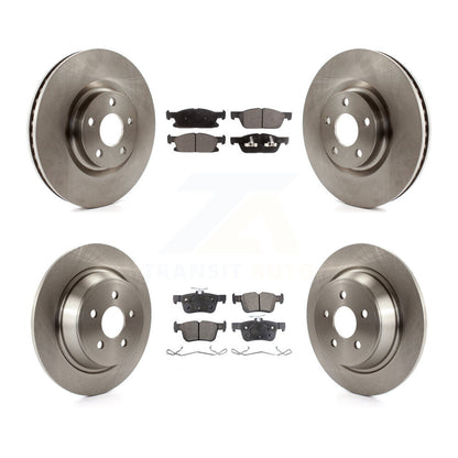 [Avant + Arrière] Kit de Disque et plaquette (semi-métallique) de frein pour Ford Edge K8F-102232