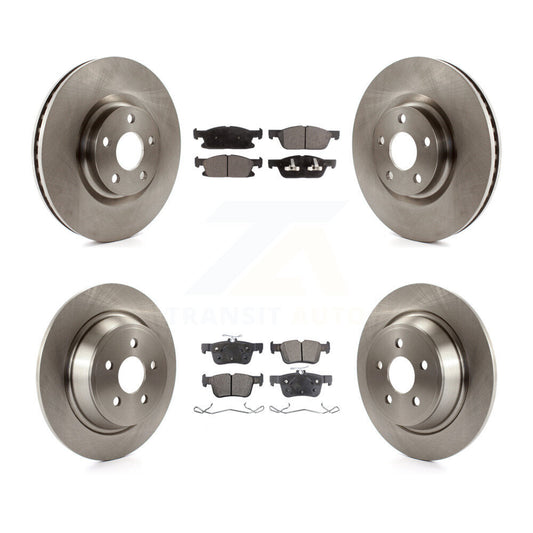 [Avant + Arrière] Kit de Disque et plaquette (semi-métallique) de frein pour Ford Edge K8F-102232