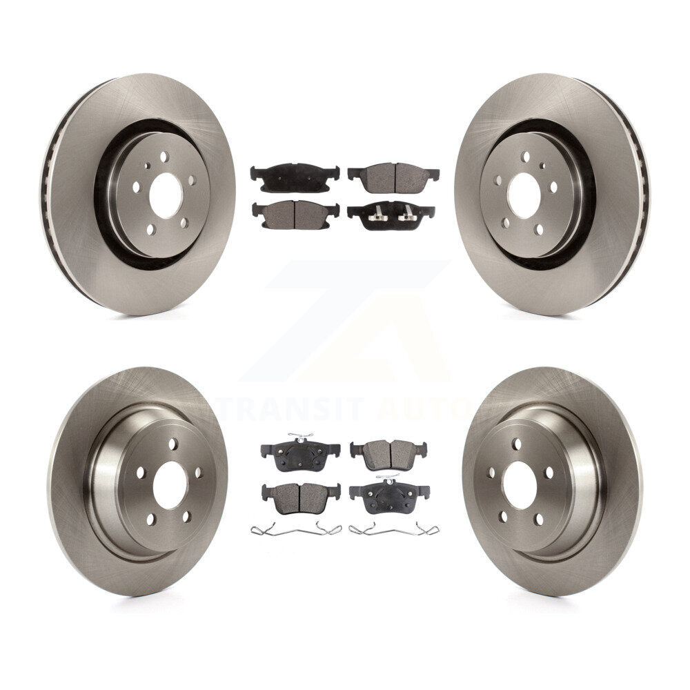 [Avant + Arrière] Kit de Disque et plaquette (semi-métallique) de frein pour Ford Edge Lincoln MKX Nautilus K8F-102234