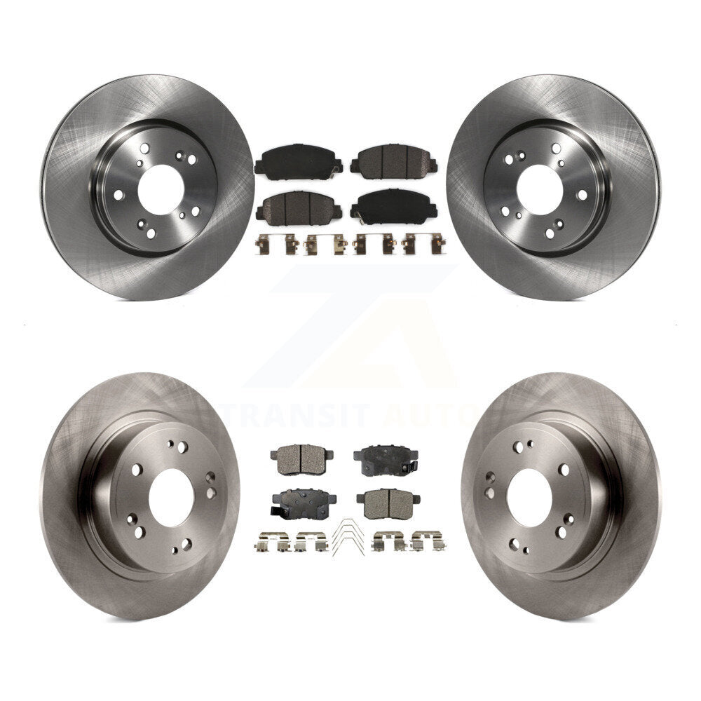 [Avant + Arrière] Kit de Disque et plaquette (semi-métallique) de frein pour Honda Accord K8F-102239