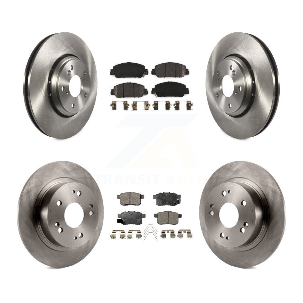 [Avant + Arrière] Kit de Disque et plaquette (semi-métallique) de frein pour 2017 Honda Accord Hybrid EX-L Touring K8F-102240
