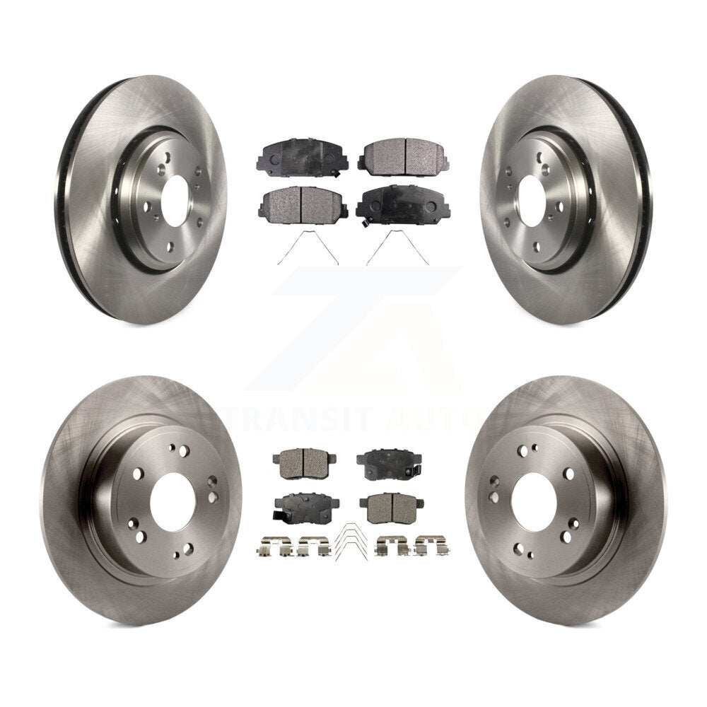[Avant + Arrière] Kit de Disque et plaquette (semi-métallique) de frein pour Honda Accord K8F-102241