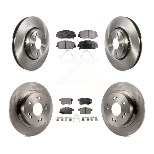 [Avant + Arrière] Kit de Disque et plaquette (semi-métallique) de frein pour Honda Accord K8F-102241