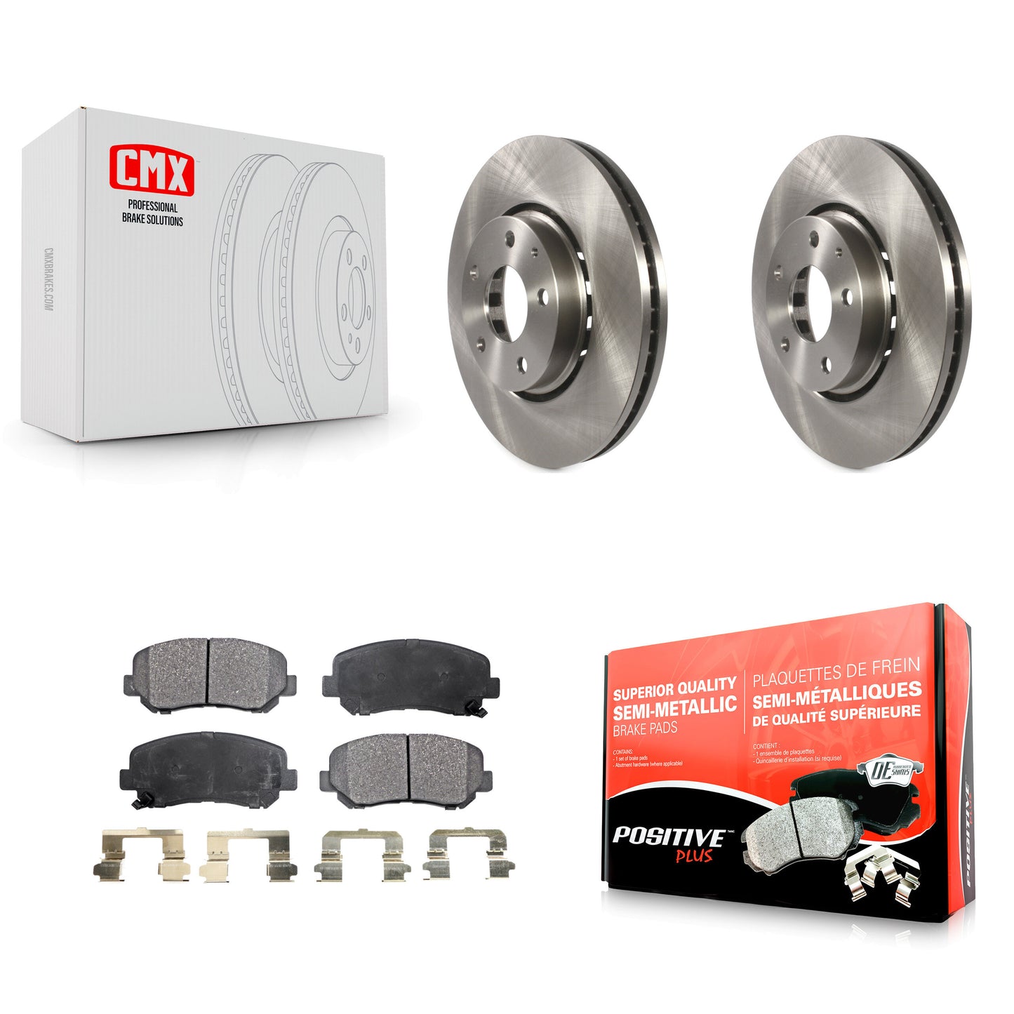 [Avant] Kit de Disque et plaquette (semi-métallique) de frein pour Mazda CX-5 K8F-102252