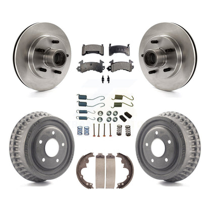 [Avant + Arrière] Kit de Disque et plaquette (semi-métallique) de frein pour 1991 GMC Sonoma Chevrolet S10 Blazer S15 Jimmy avec ABS Tone Ring RWD K8F-102256