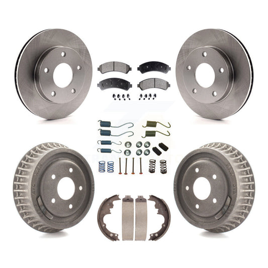 [Avant + Arrière] Kit de Disque et plaquette (semi-métallique) de frein pour 1997 Chevrolet Blazer GMC Jimmy 4WD avec rear brakes K8F-102259