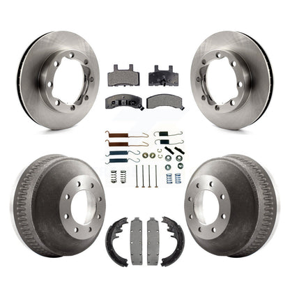 [Avant + Arrière] Kit de Disque et plaquette (semi-métallique) de frein pour 1988-1989 K3500 Chevrolet GMC K8F-102263