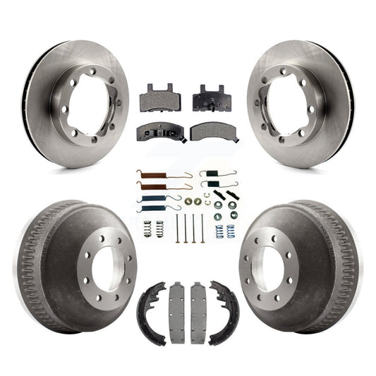 [Avant + Arrière] Kit de Disque et plaquette (semi-métallique) de frein pour 1988-1989 K3500 Chevrolet GMC K8F-102263