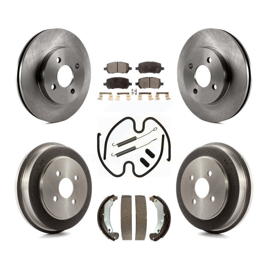 [Avant + Arrière] Kit de Disque et plaquette (semi-métallique) de frein pour Chevrolet Cobalt Saturn Ion Pontiac Pursuit K8F-102266