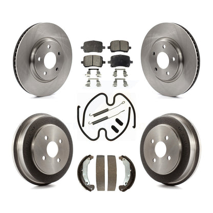 [Avant + Arrière] Kit de Disque et plaquette (semi-métallique) de frein pour 2006 Pontiac Pursuit avec Brakes K8F-102268
