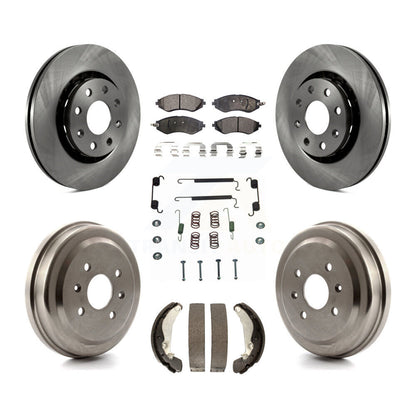 [Avant + Arrière] Kit de Disque et plaquette (semi-métallique) de frein pour Chevrolet Aveo Spark Aveo5 Pontiac G3 Suzuki Wave Wave5 Swift+ K8F-102271