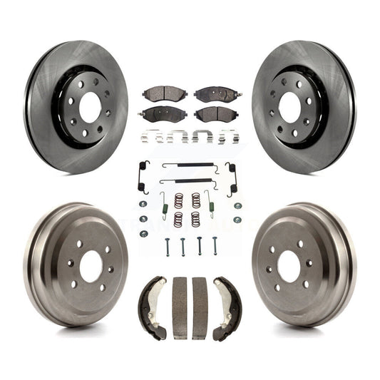[Avant + Arrière] Kit de Disque et plaquette (semi-métallique) de frein pour Chevrolet Aveo Spark Aveo5 Pontiac G3 Suzuki Wave Wave5 Swift+ K8F-102271