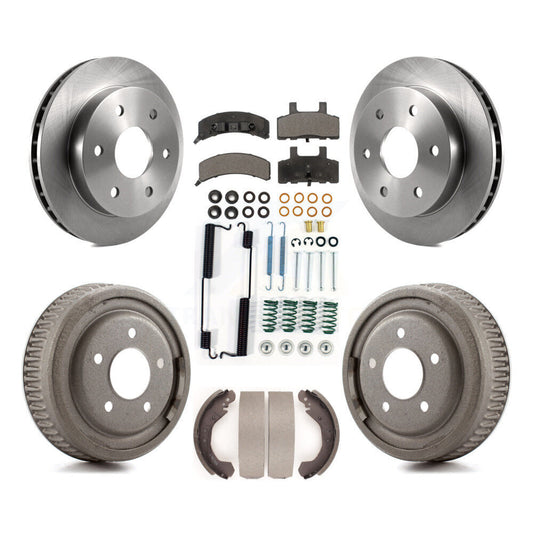 [Avant + Arrière] Kit de Disque et plaquette (semi-métallique) de frein pour GMC Yukon 4WD avec 10" Diameter K8F-102281