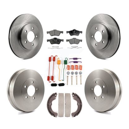 [Avant + Arrière] Kit de Disque et plaquette (semi-métallique) de frein pour 2008 Mazda Tribute K8F-102288